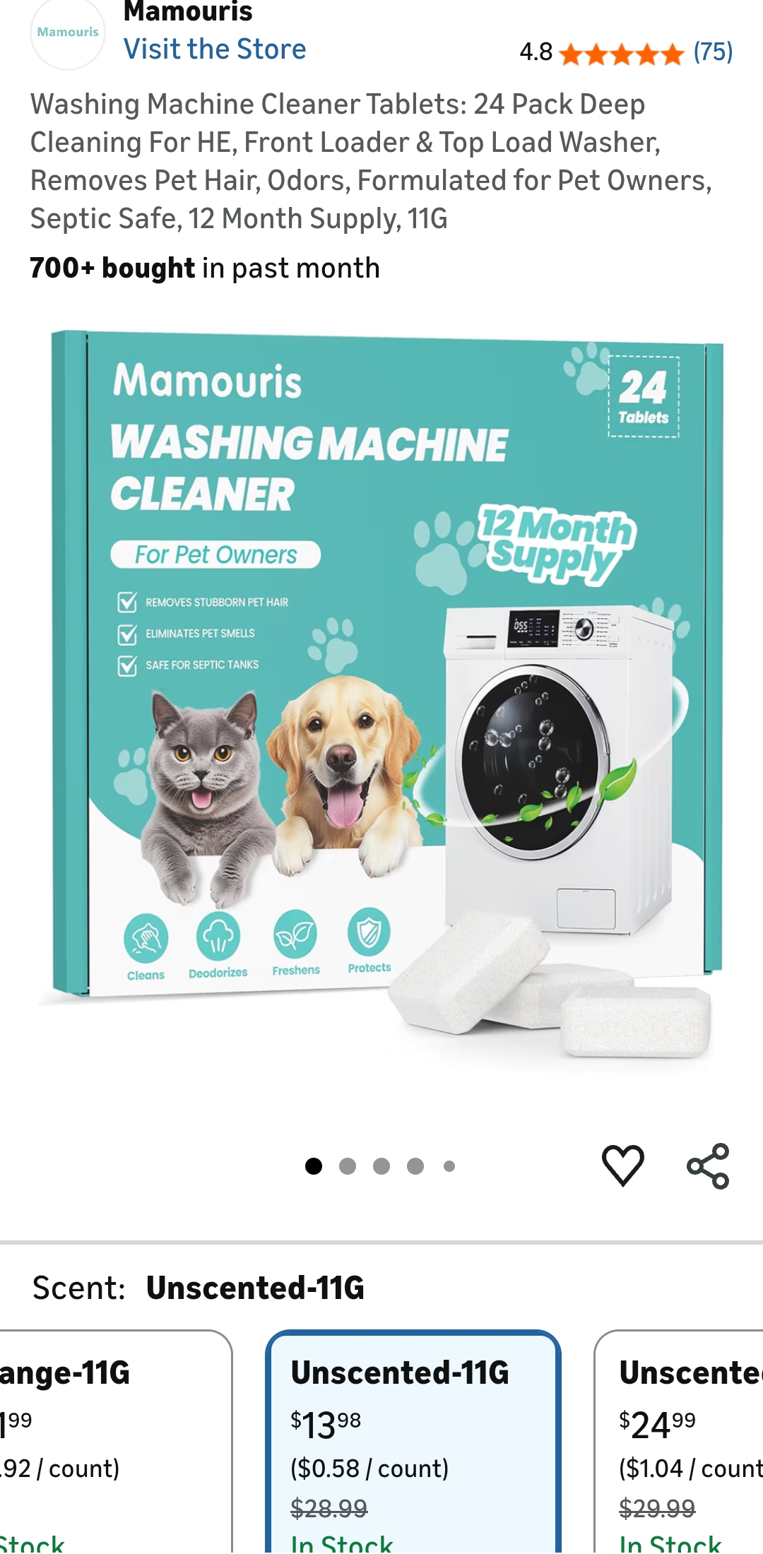 washing machine cleaner