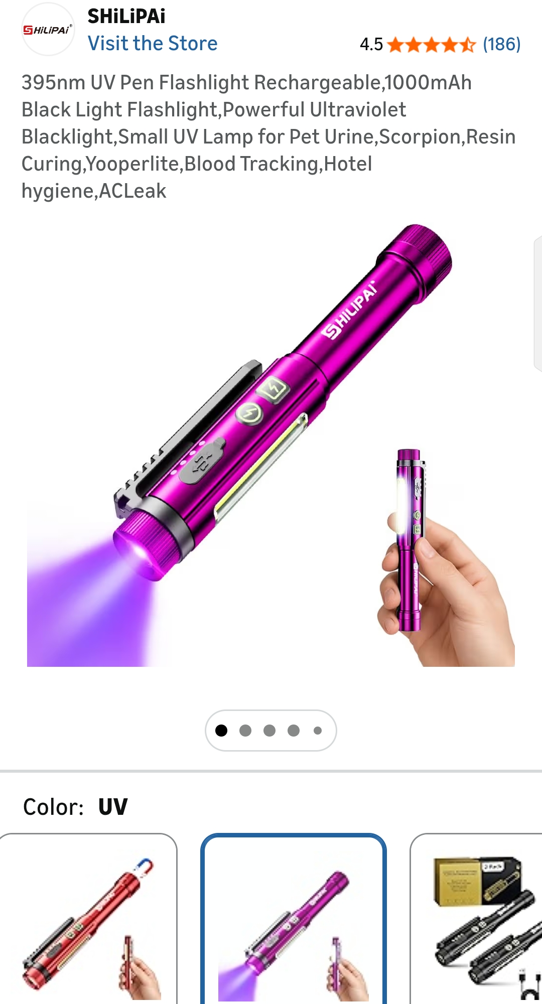 uv flashlight
