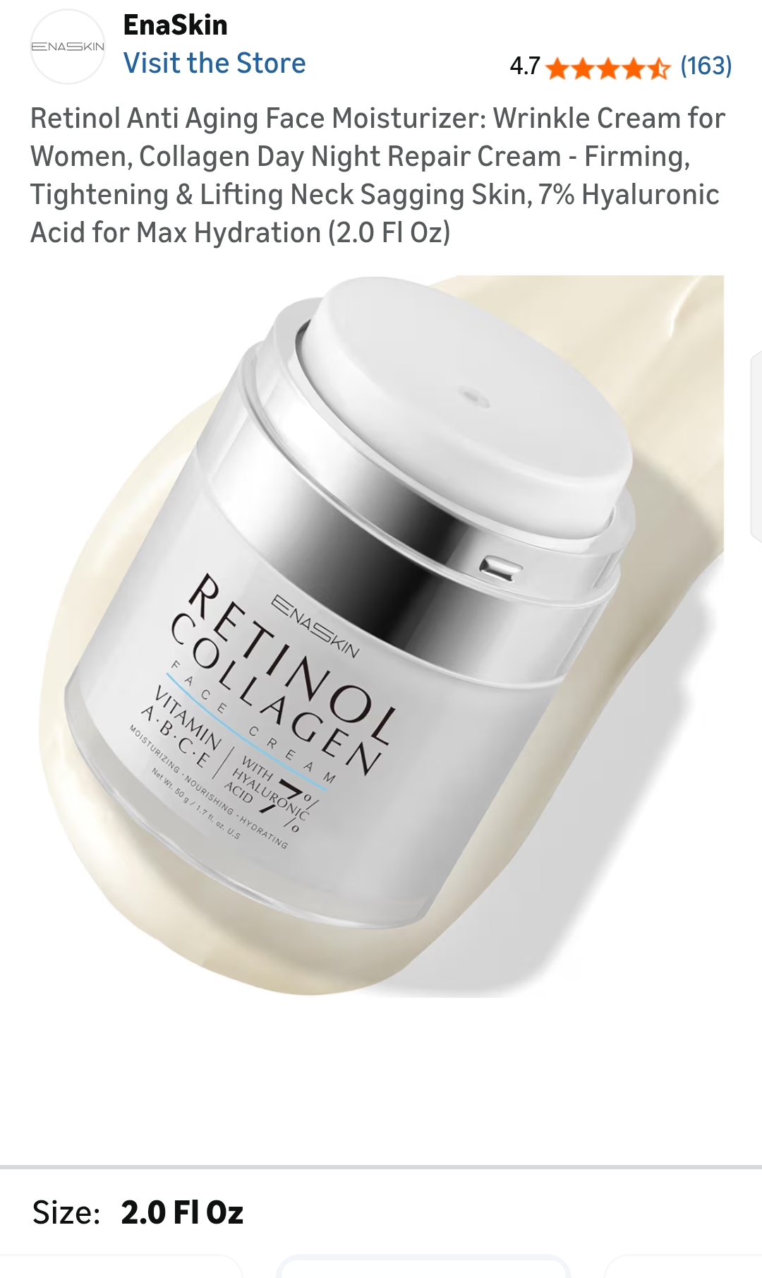 EnaSkin Retinol Anti Aging Face Moisturizer