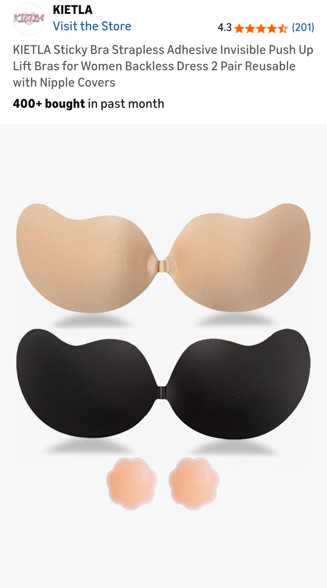 sticky bra push up