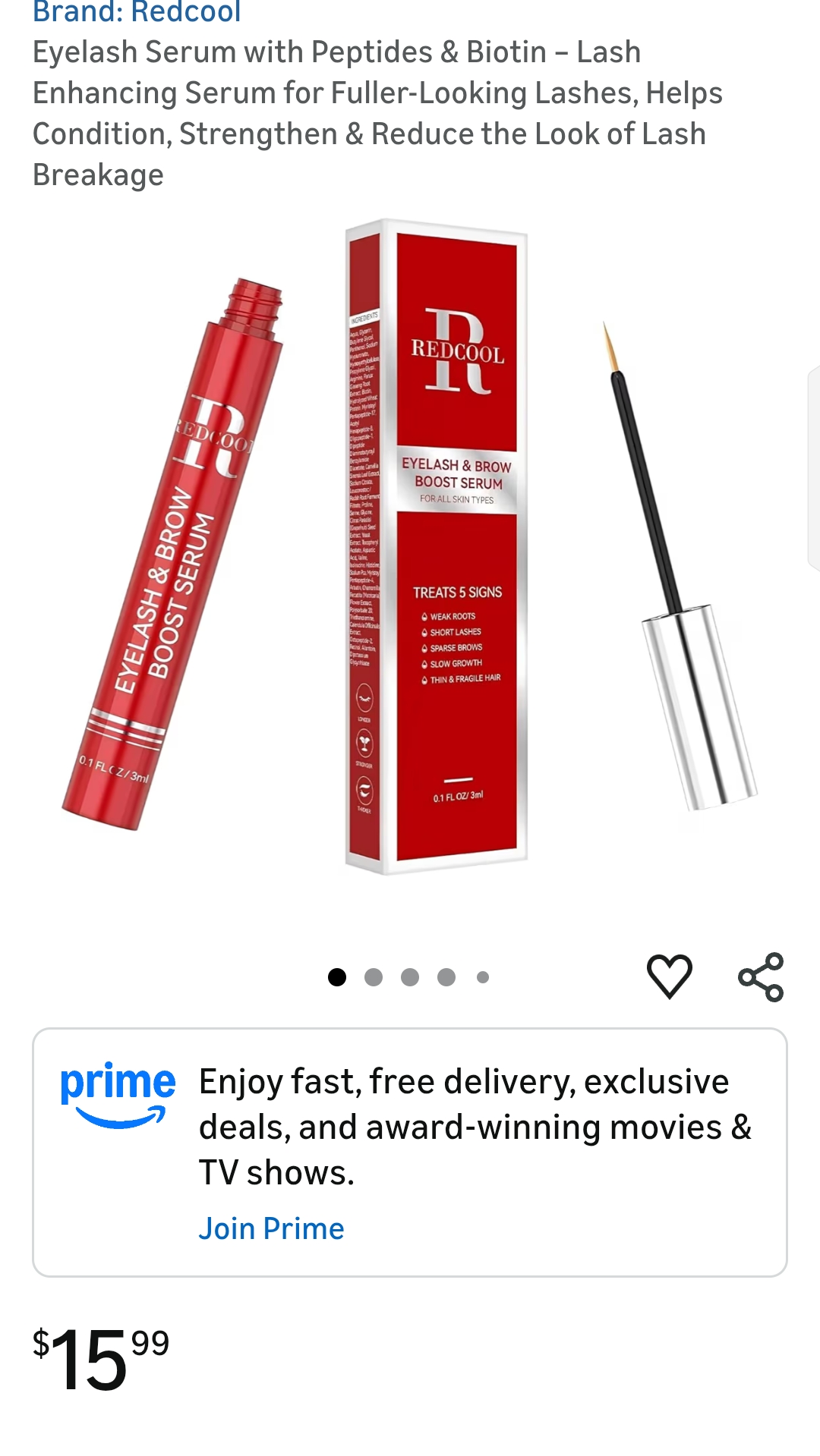Redcool Lash Serum Conditioning
