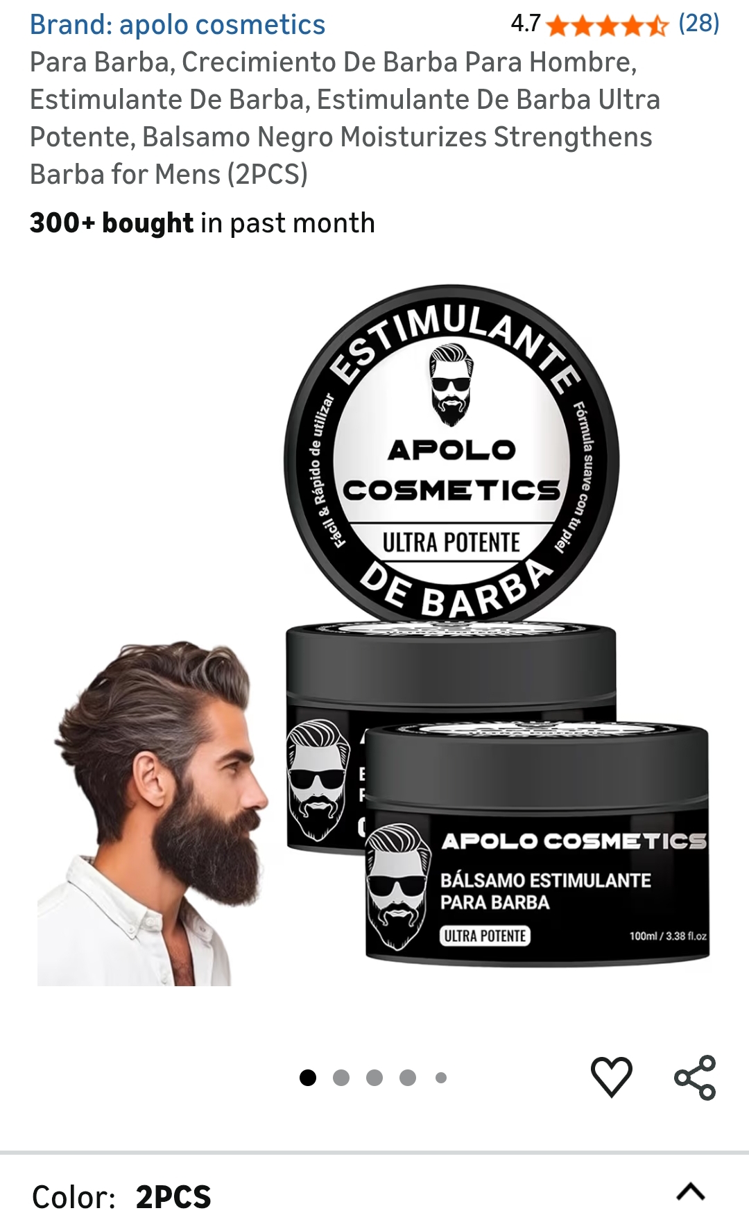 apolo cosmetics Para Barba