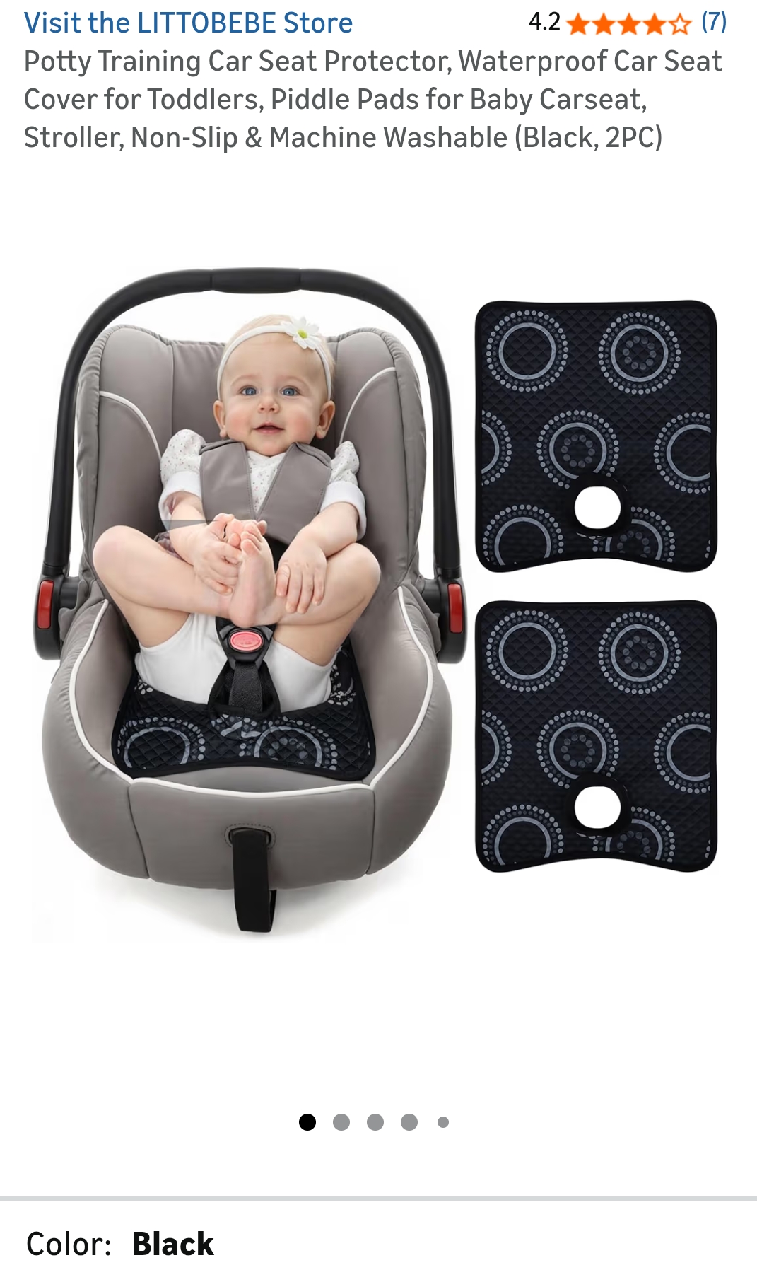 Potty Training Car Seat Protector