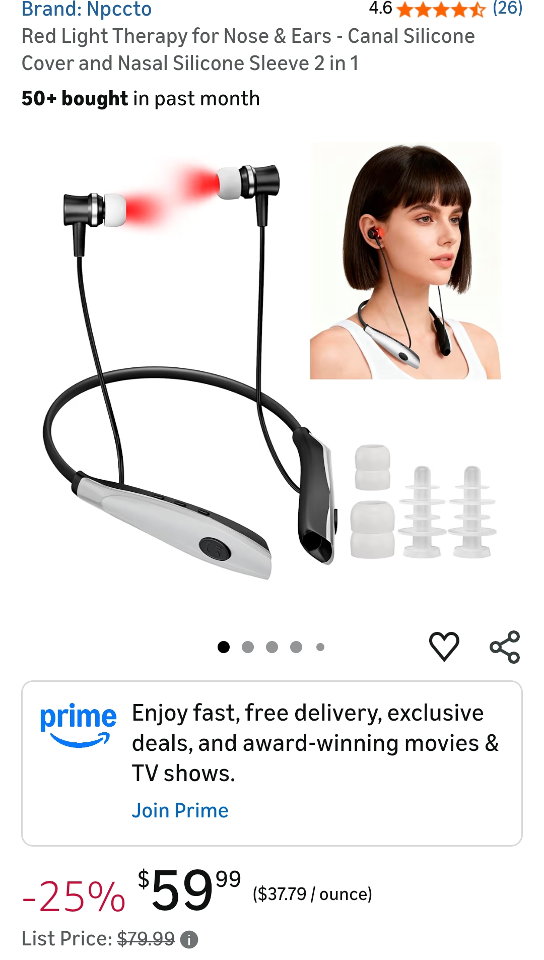 red light therapy for nose