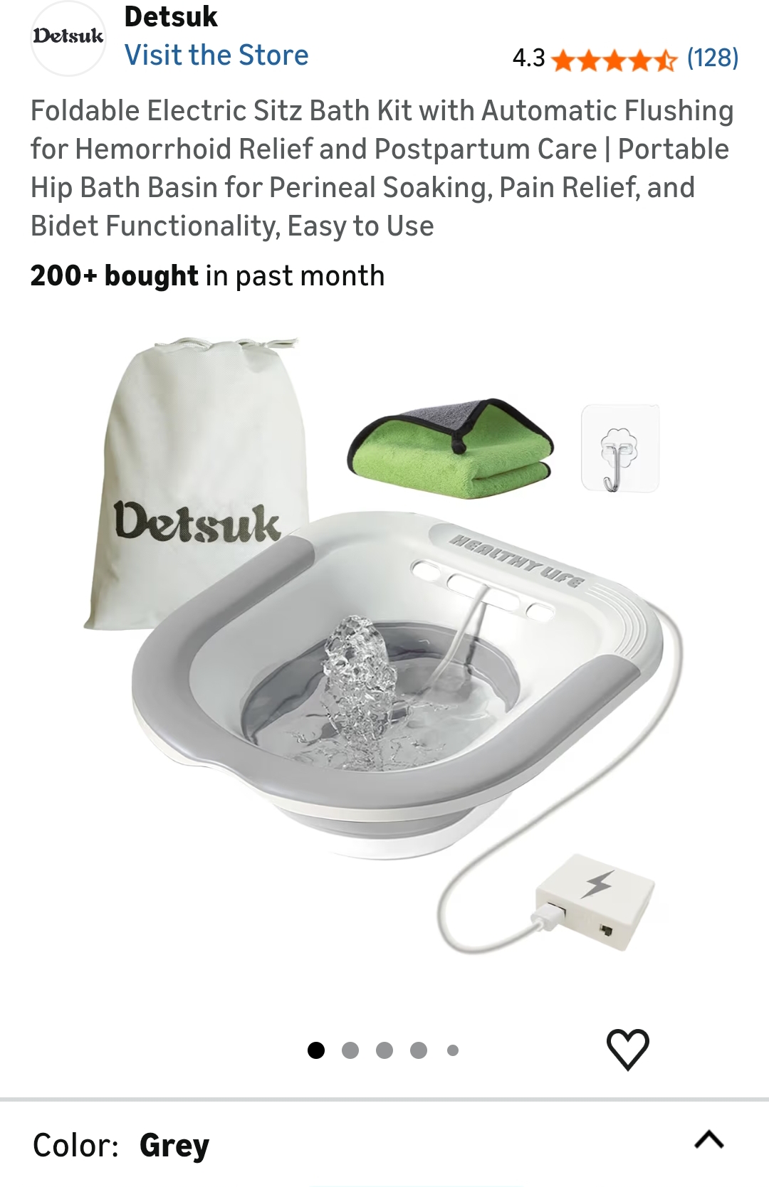 sitz bath