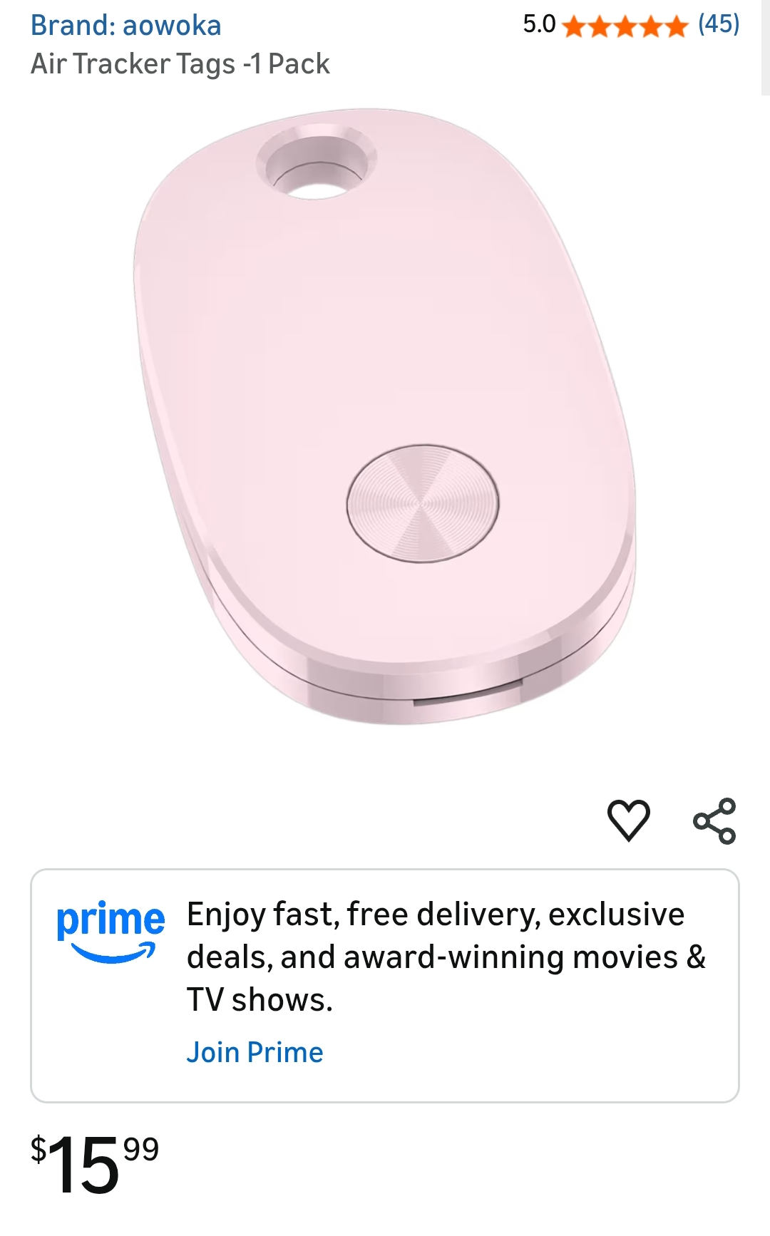 Air Tracker Tags -1 Pack