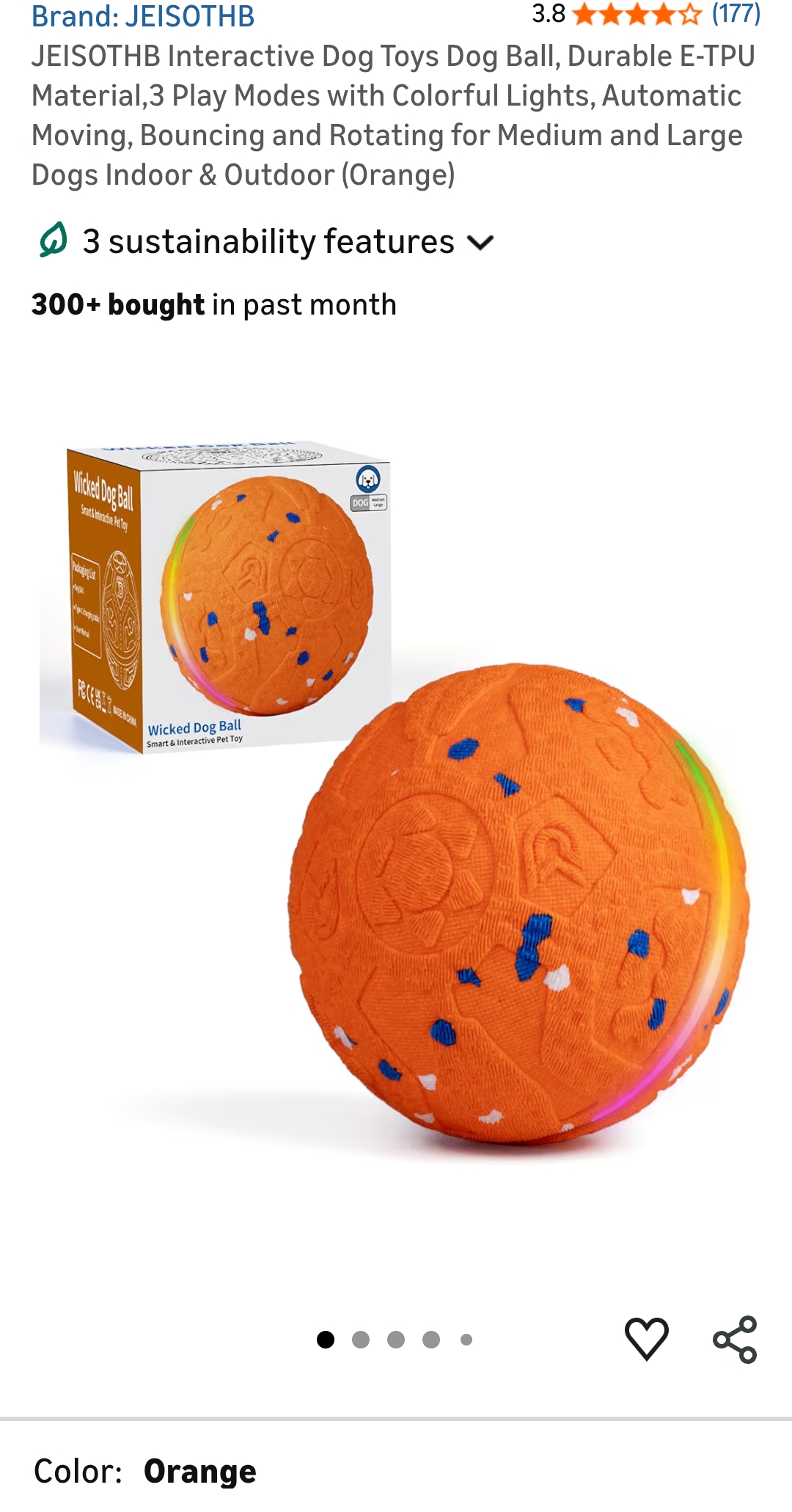 interactive dog ball P1-5