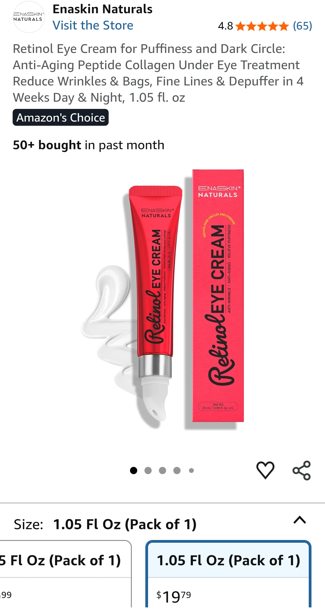 Retinol Eye Cream for