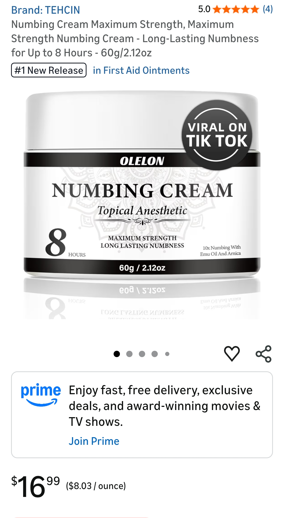 tattoo numbing cream