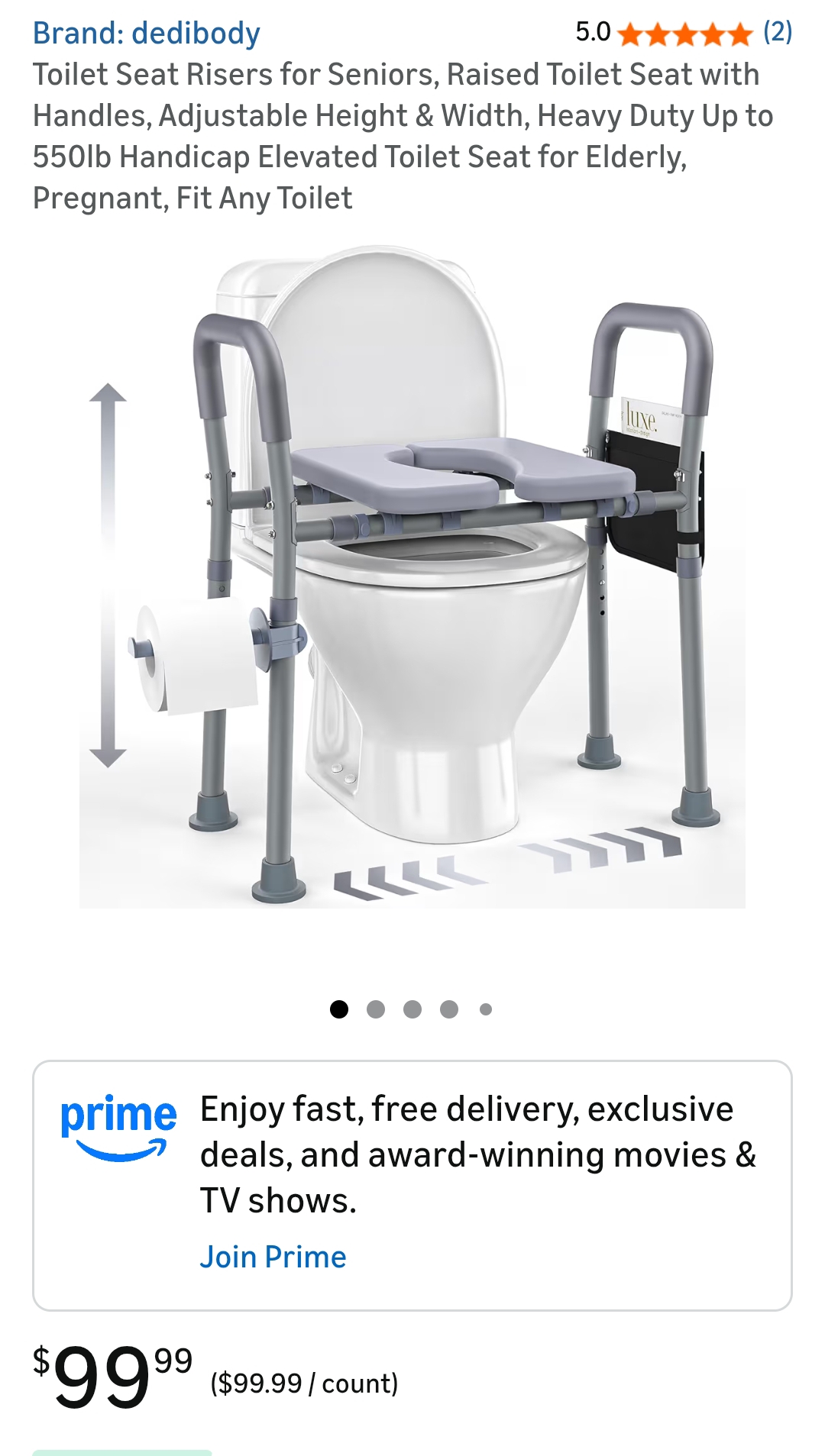Toilet Seat Risers for Seniors