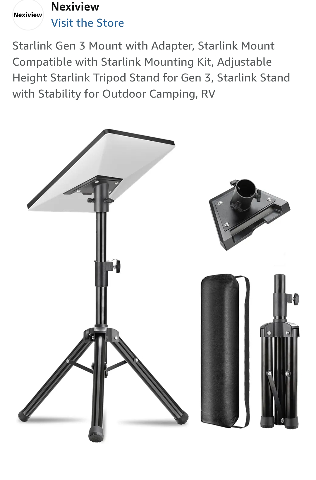 Starlink Gen 3 Mount with Adapter