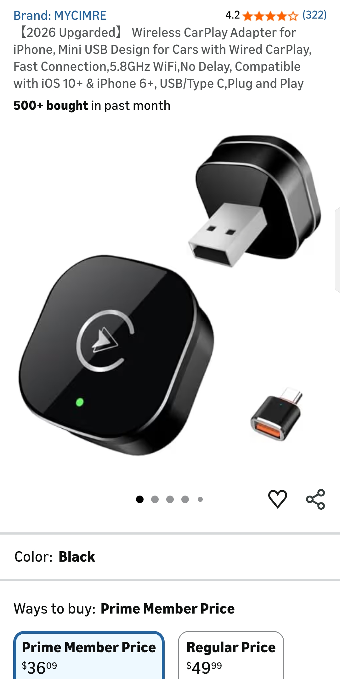 wireless car play adapter