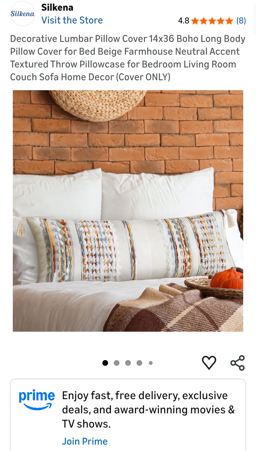 Decorative Lumbar Pillow Cover