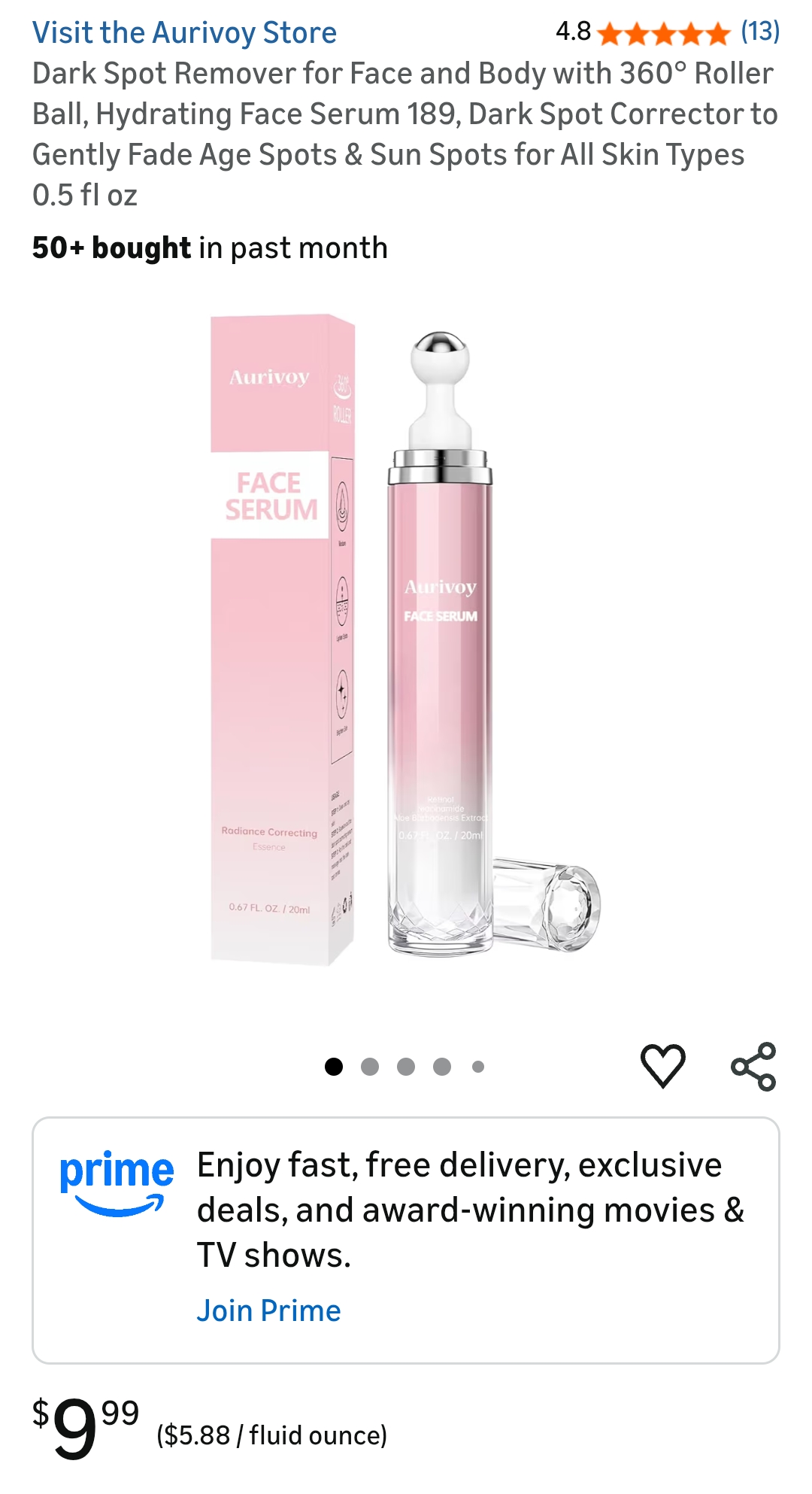 Hydrating Face Serum 189