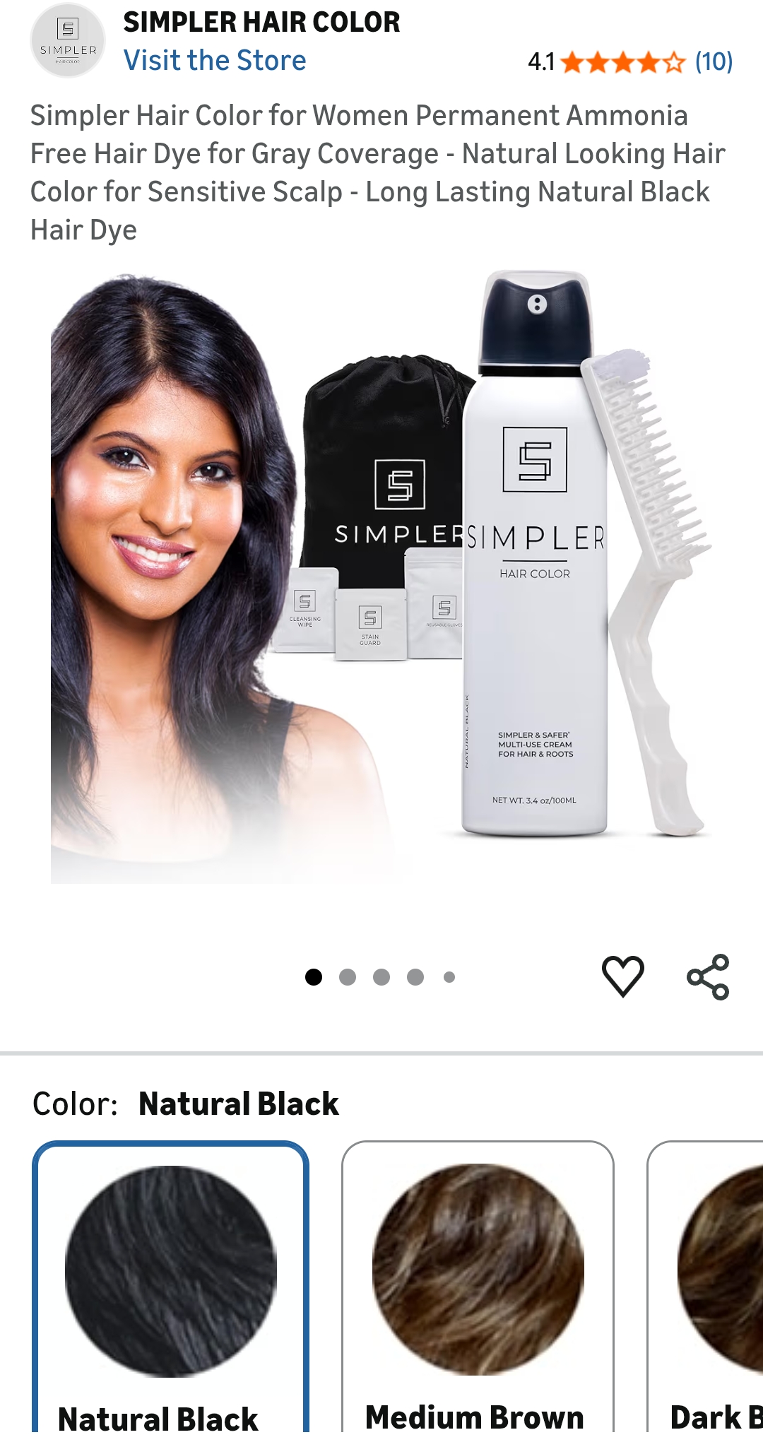 Simpler Hair Color Kit for Women