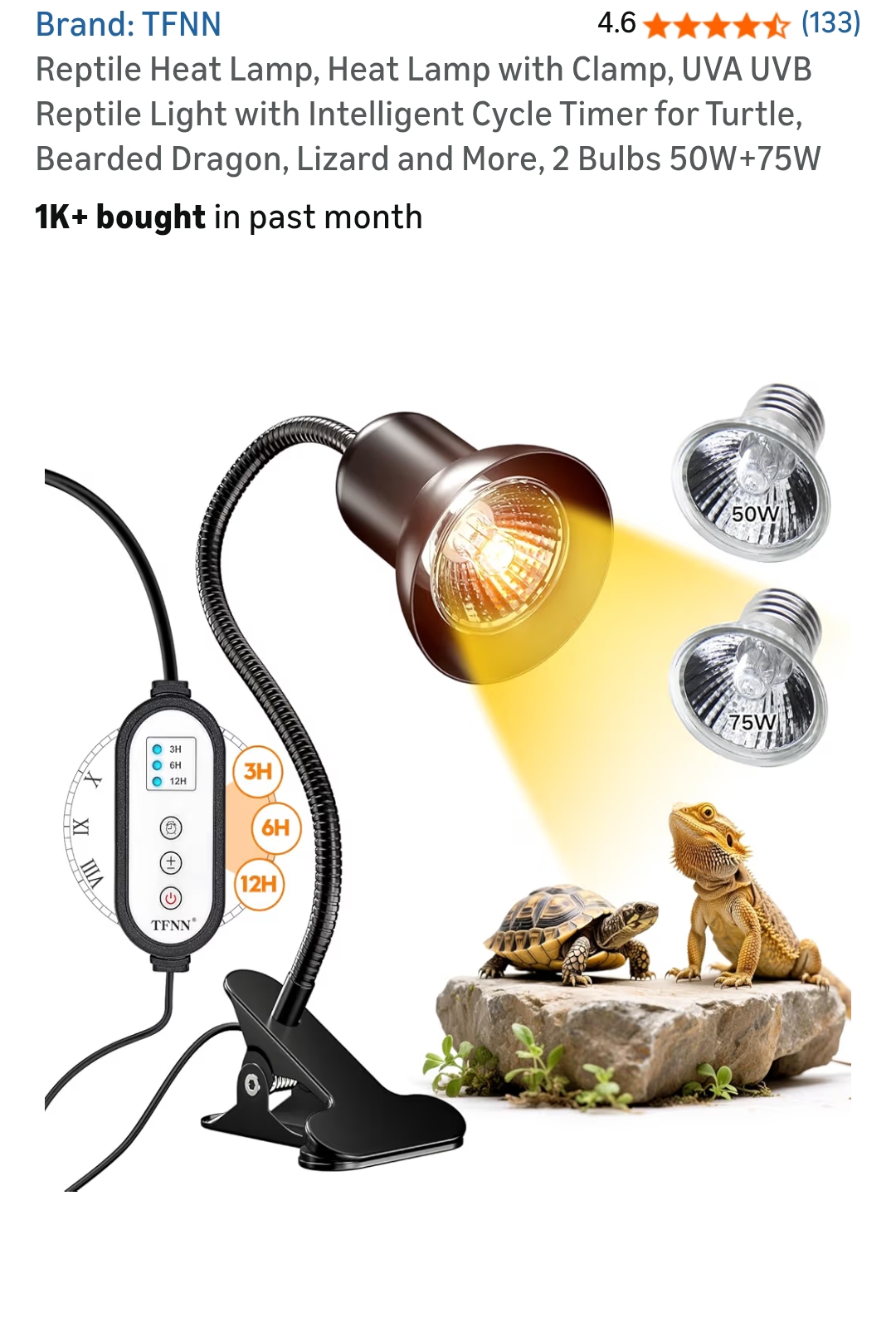 Reptile Heat Lamp