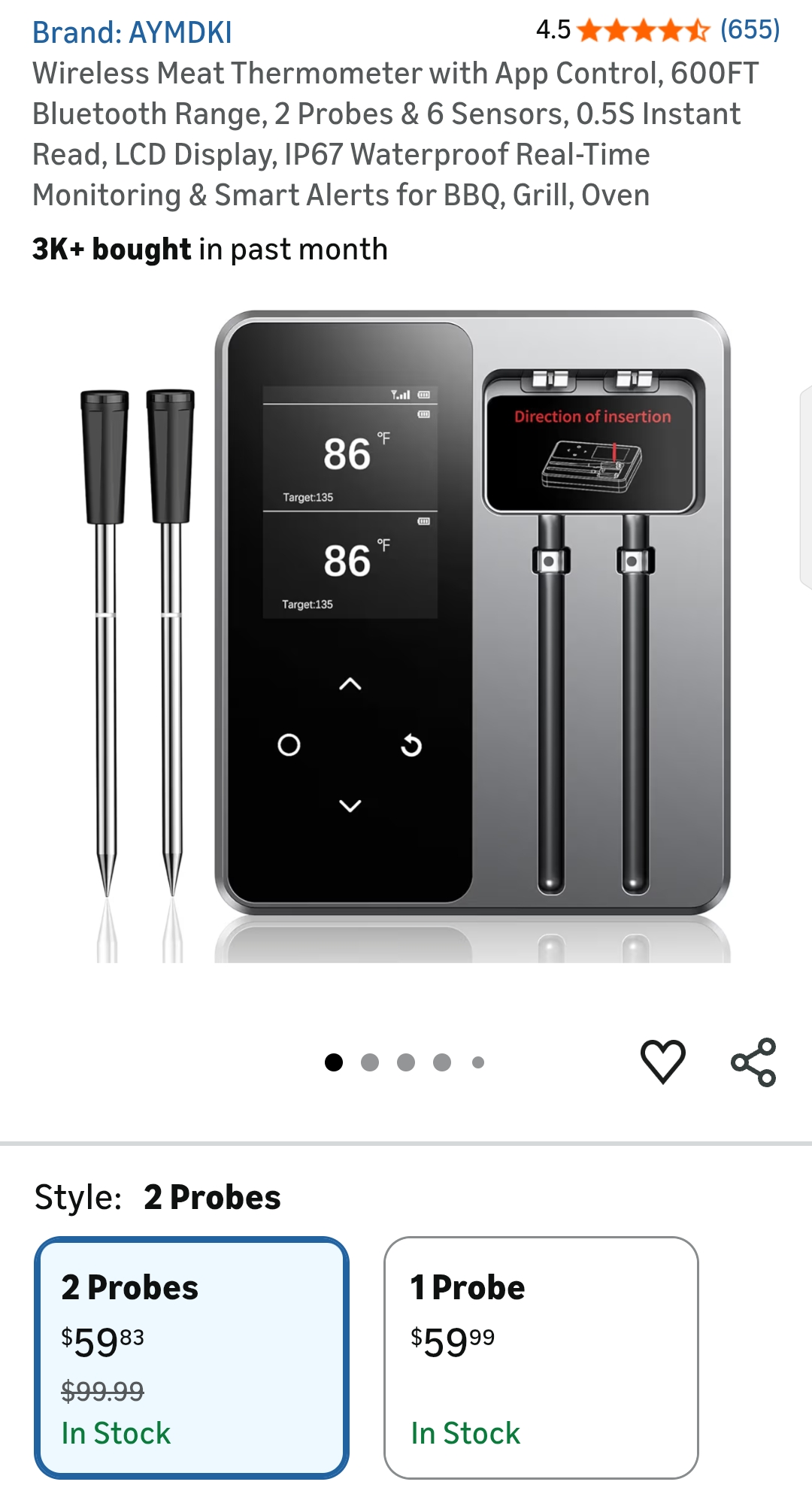 wirelss meat thermometer