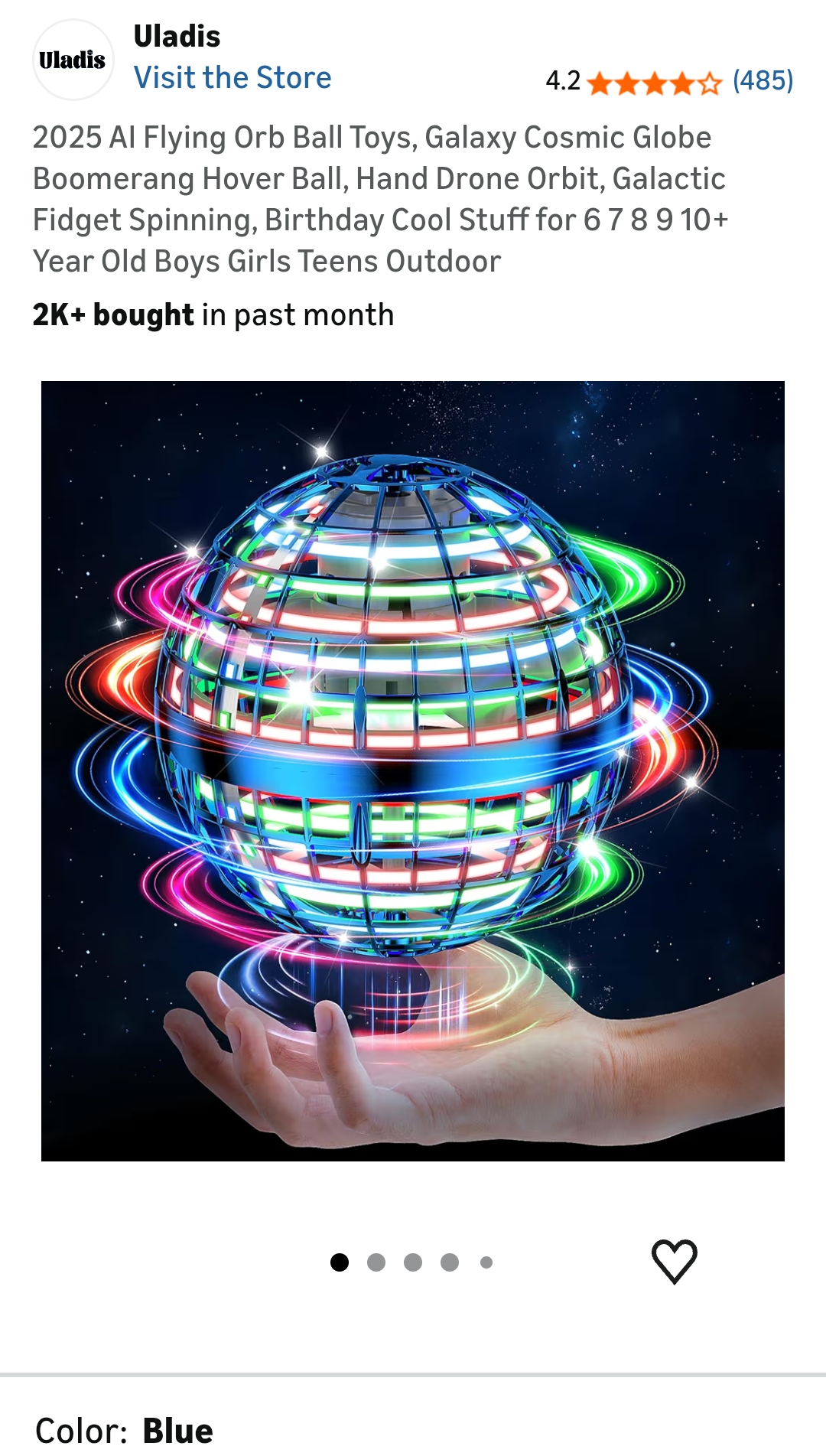 2025 AI Flying Orb Ball Toys