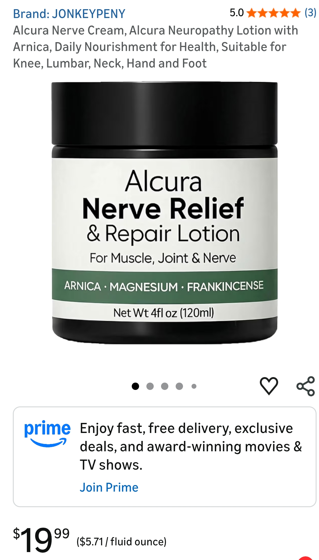 Alcura Neuropathy Lotion