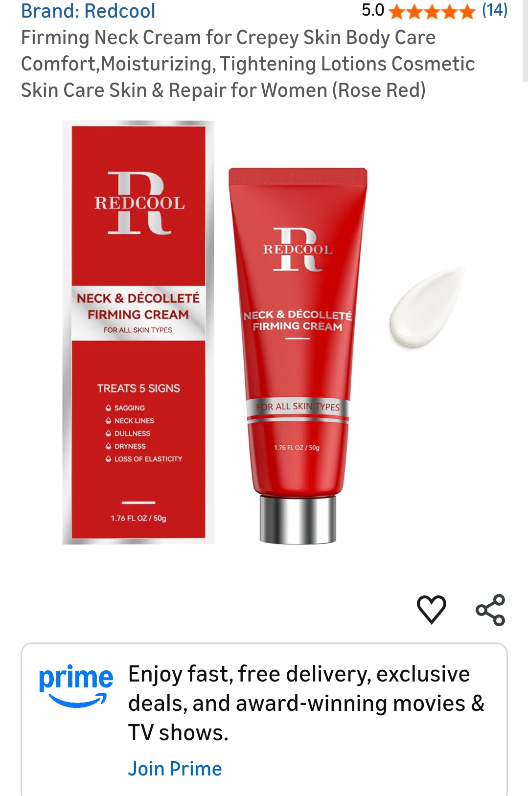 Firming Neck Cream for Crepey Skin Body Care