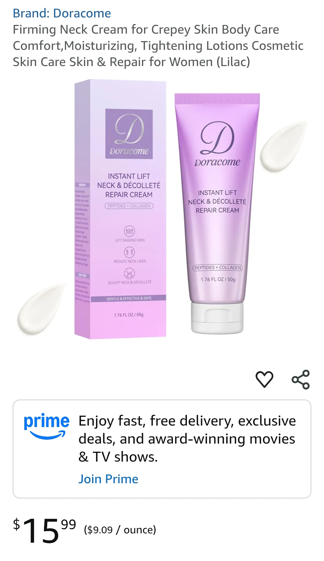 Doracome Firming Neck Cream