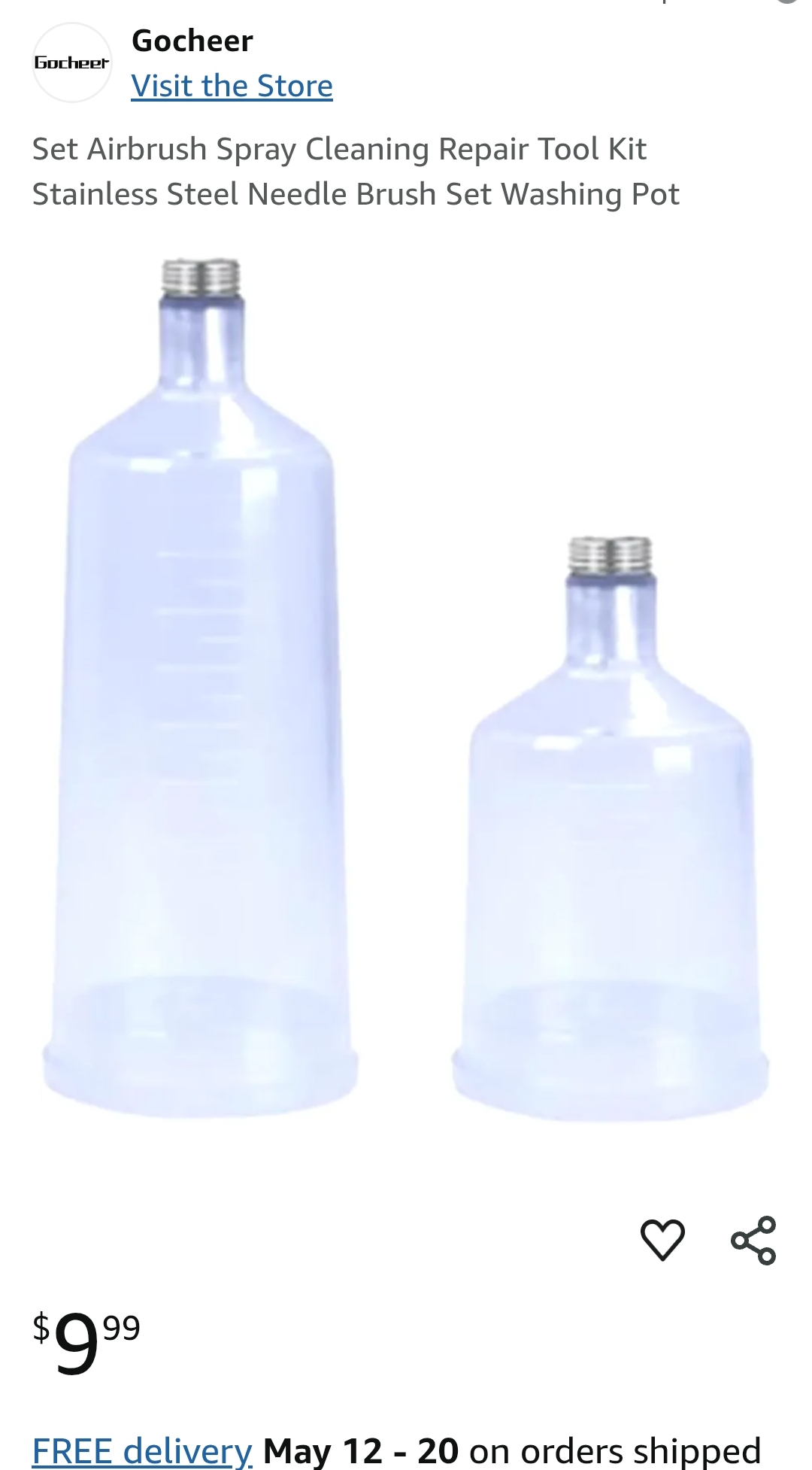 Gocheer airbrush washing pot