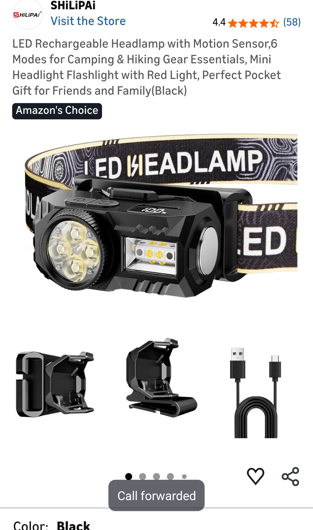 Headlamp Rechargeable