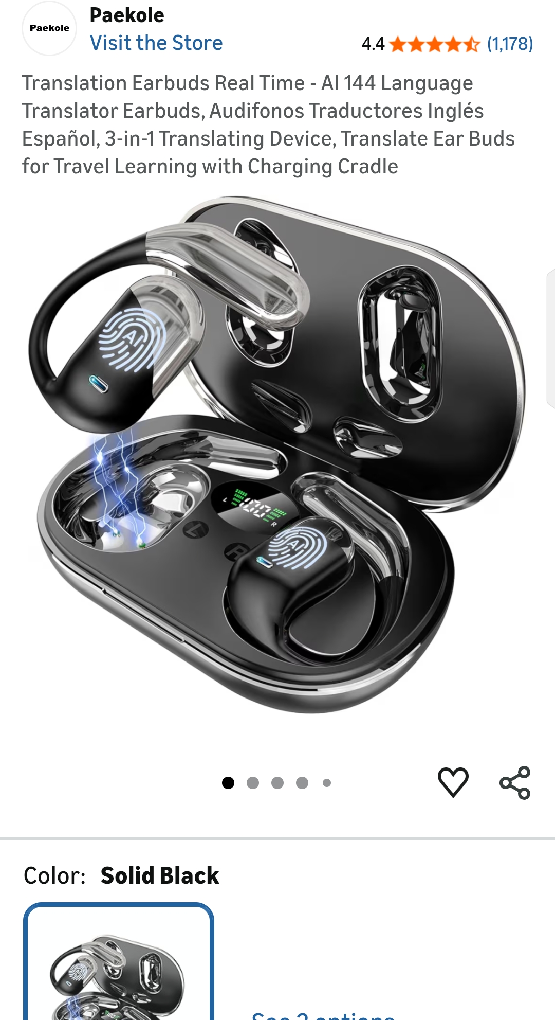 AI Translation Earbuds Real