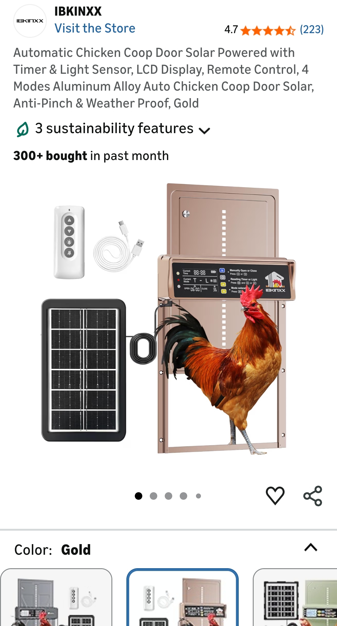 automatic chicken coop door