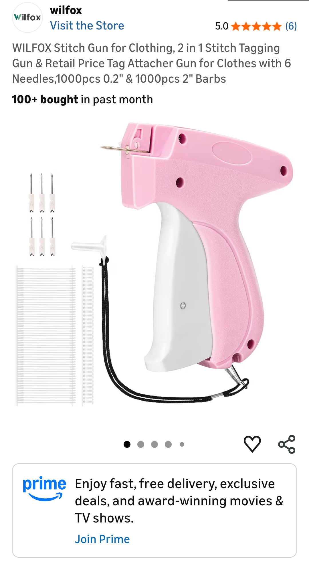 Stitch Gun for Clothing