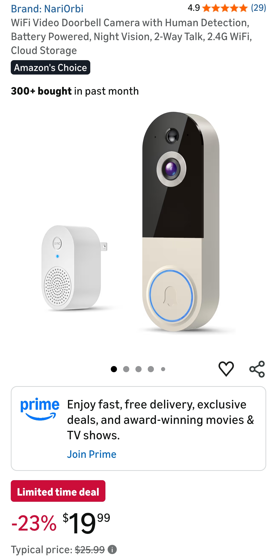 wireless doorbell camera