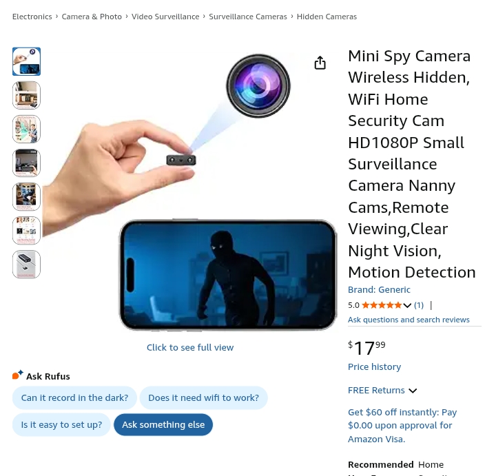 Mini Spy Camera