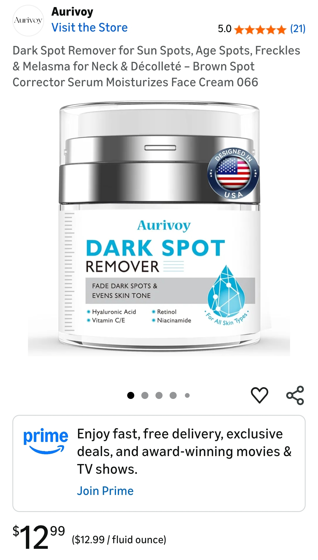 Moisturizing Facial Serum M66