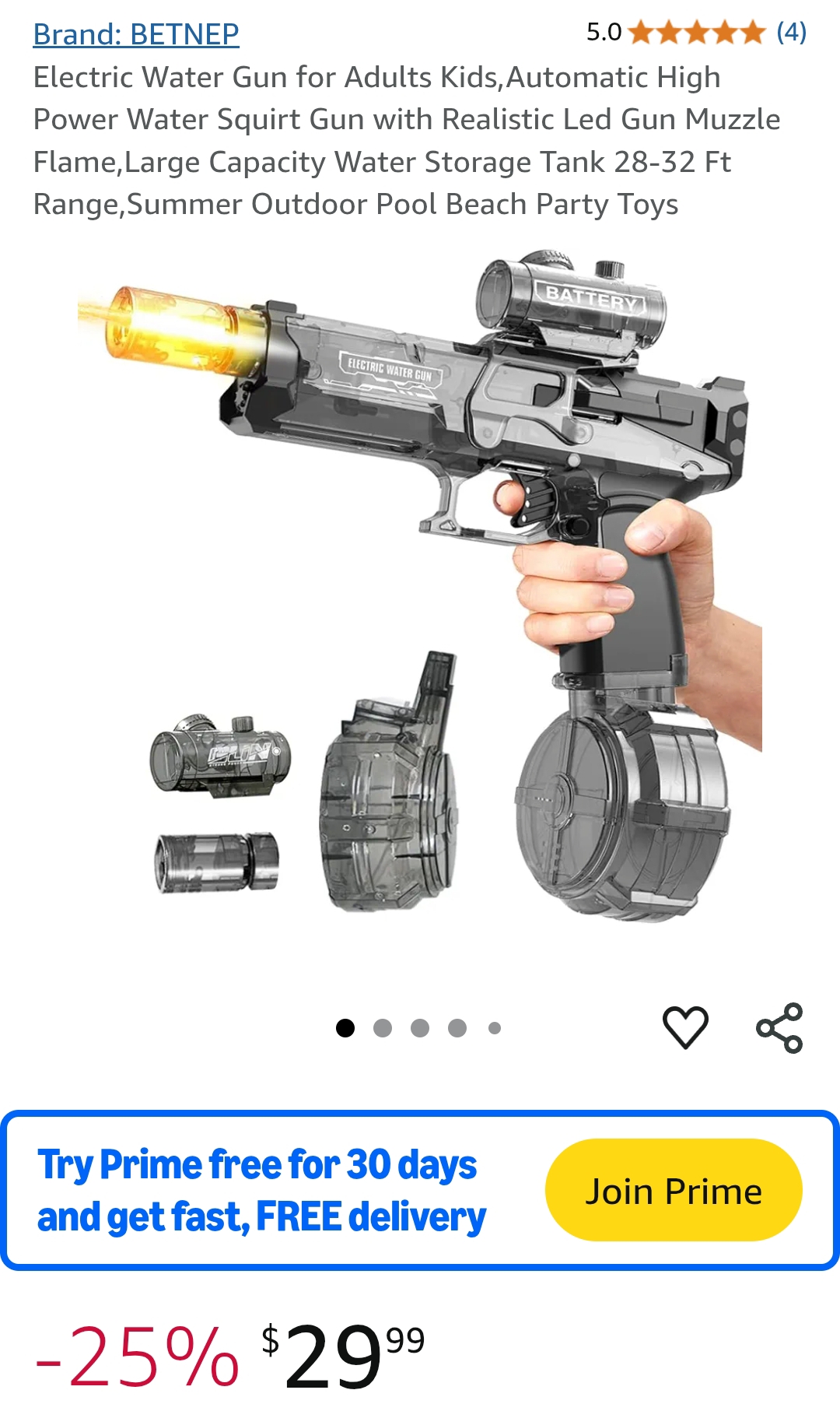 Electric Water Gun
