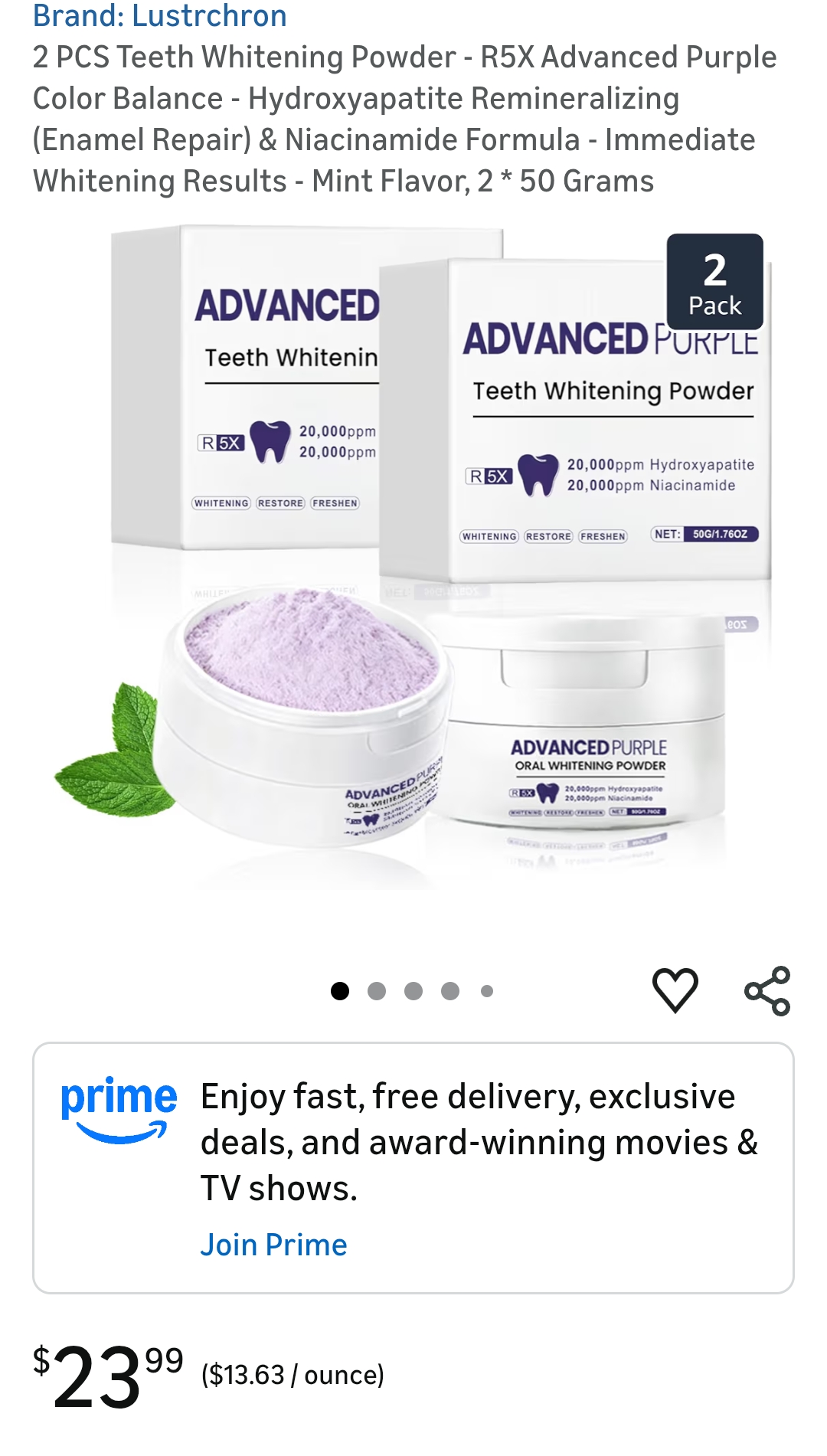 teeth whitening powder