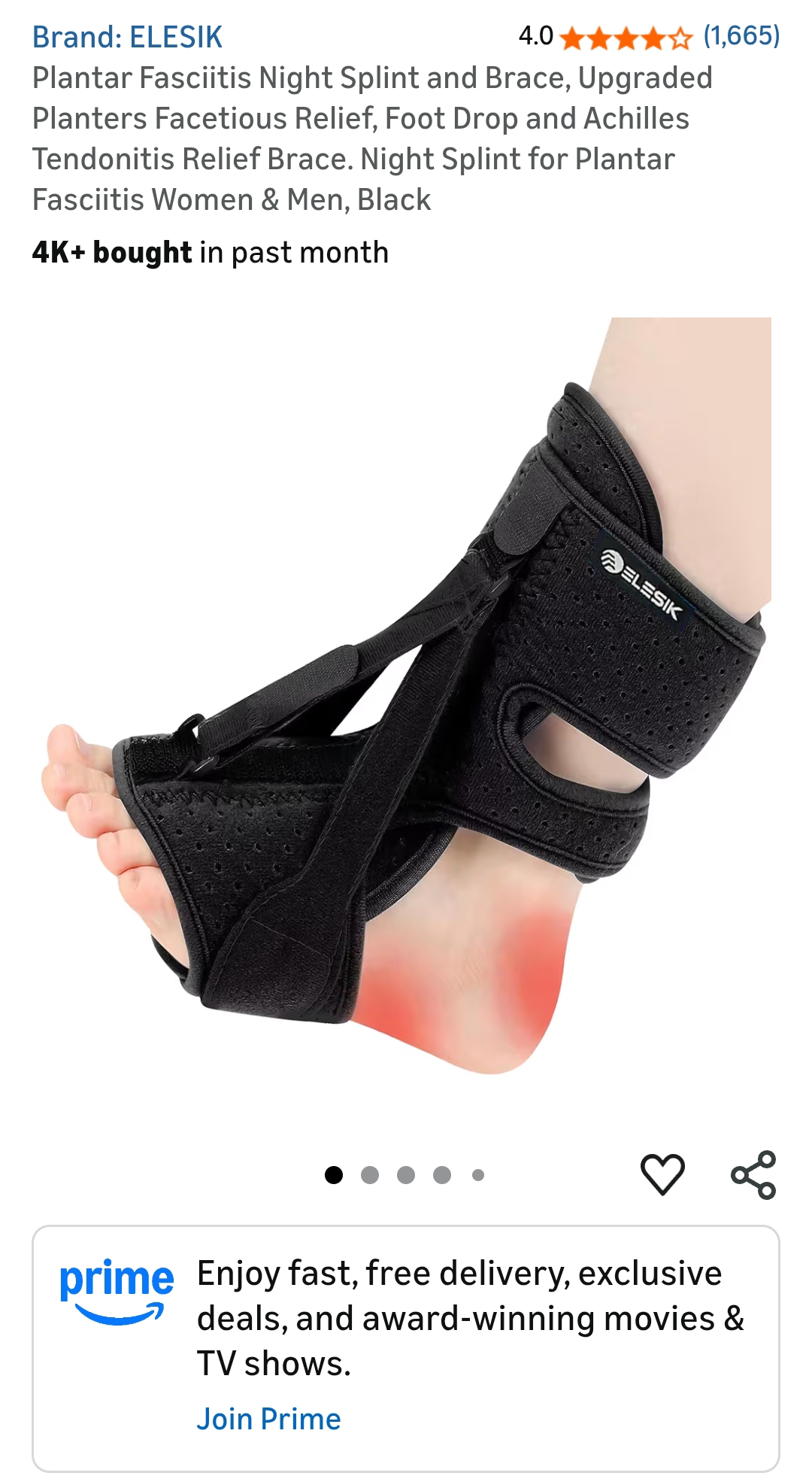 Plantar Fasciitis Night splinter