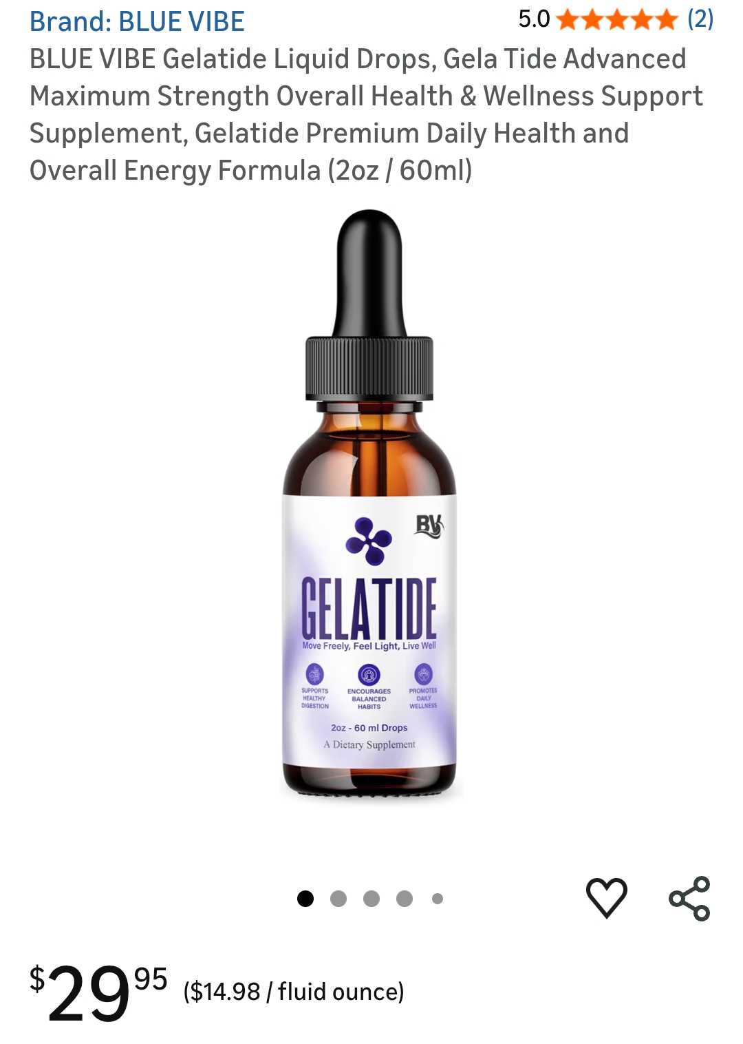Gelatide Liquid Drops