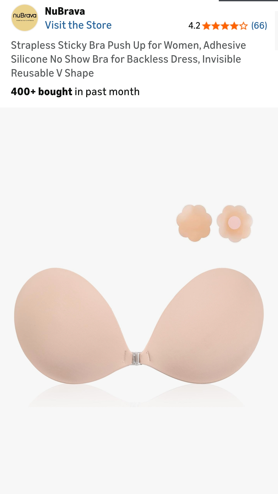 sticky bra push up