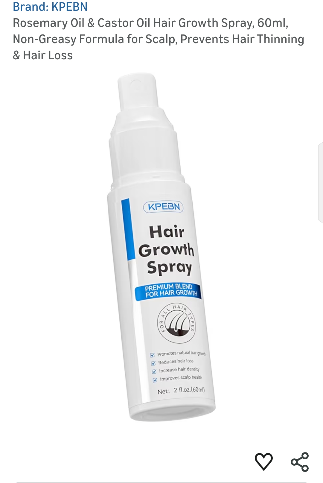 KPEBN Hair Growth Spray