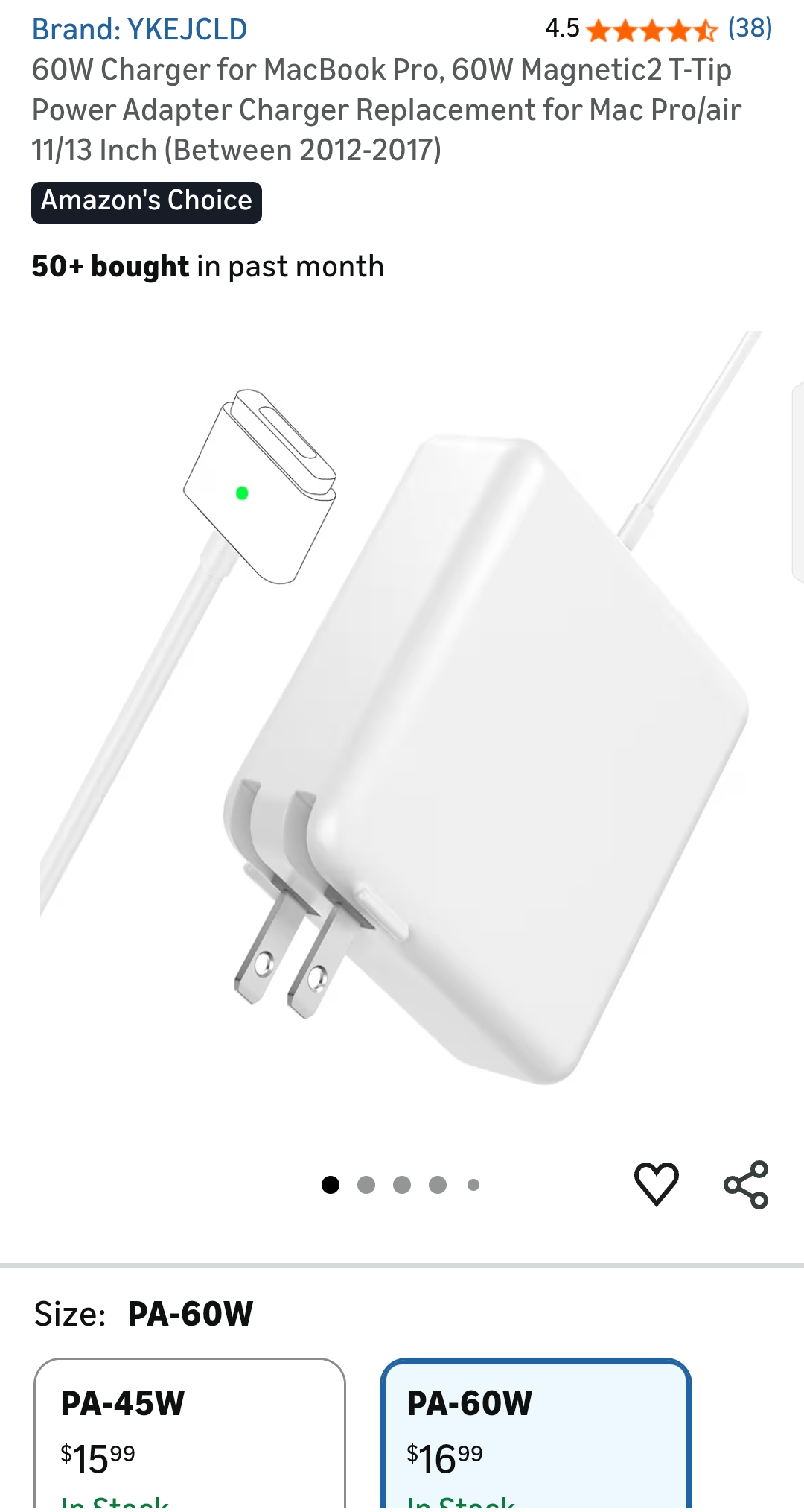 macbook air 2017 charger