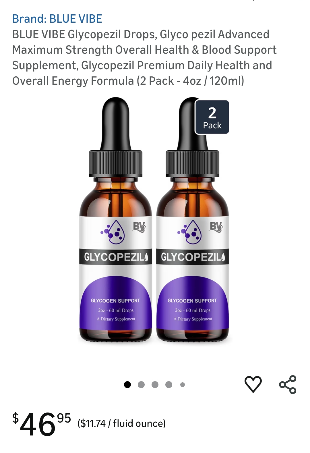 BLUE VIBE Glycopezil Drops