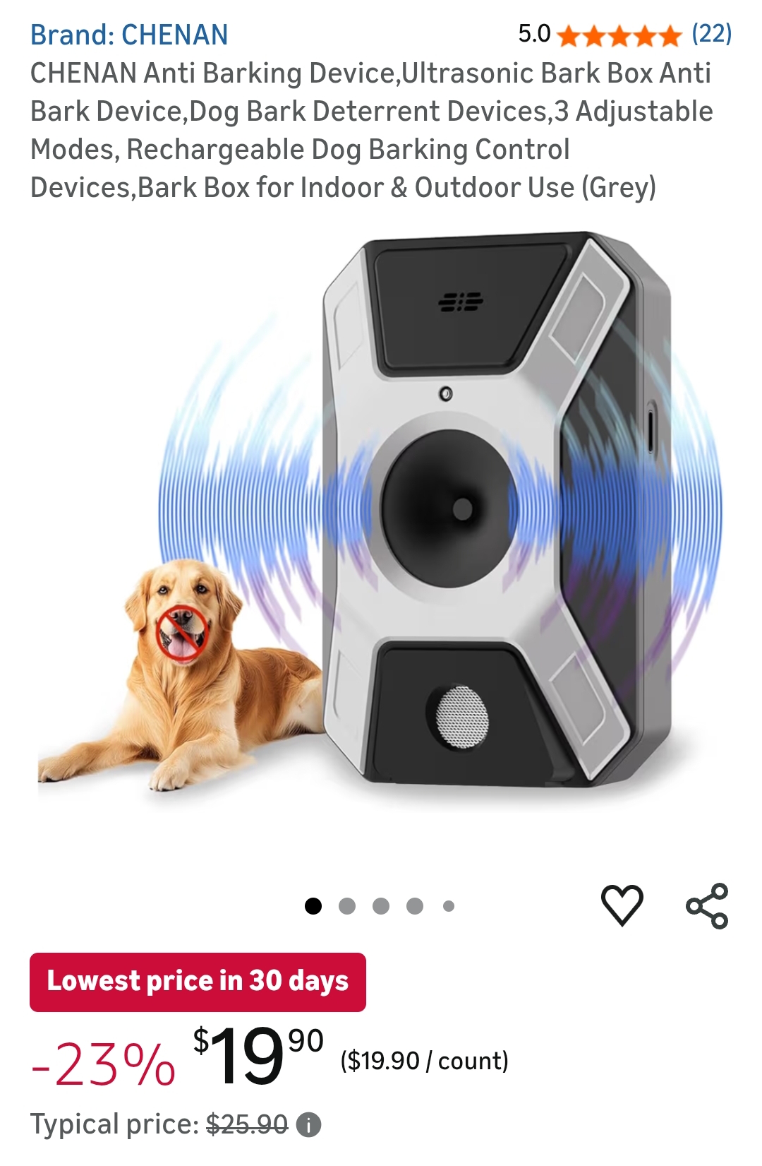 Ultrasonic Bark Box Anti Bark Device