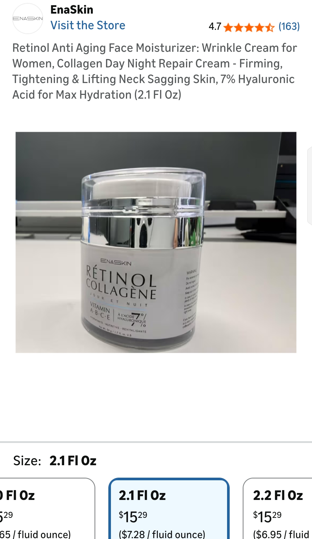 EnaSkin Retinol Anti Aging Face Moisturizer