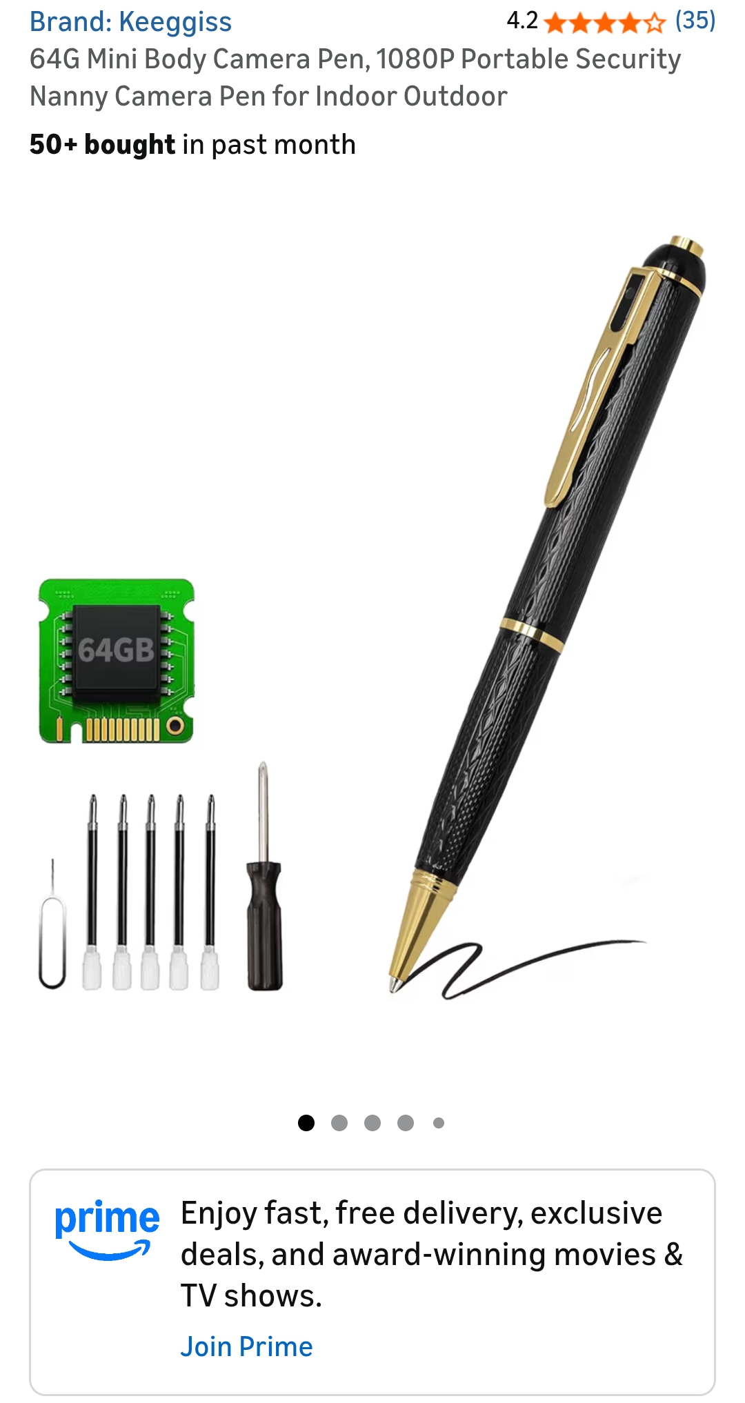 Body Camera Pen