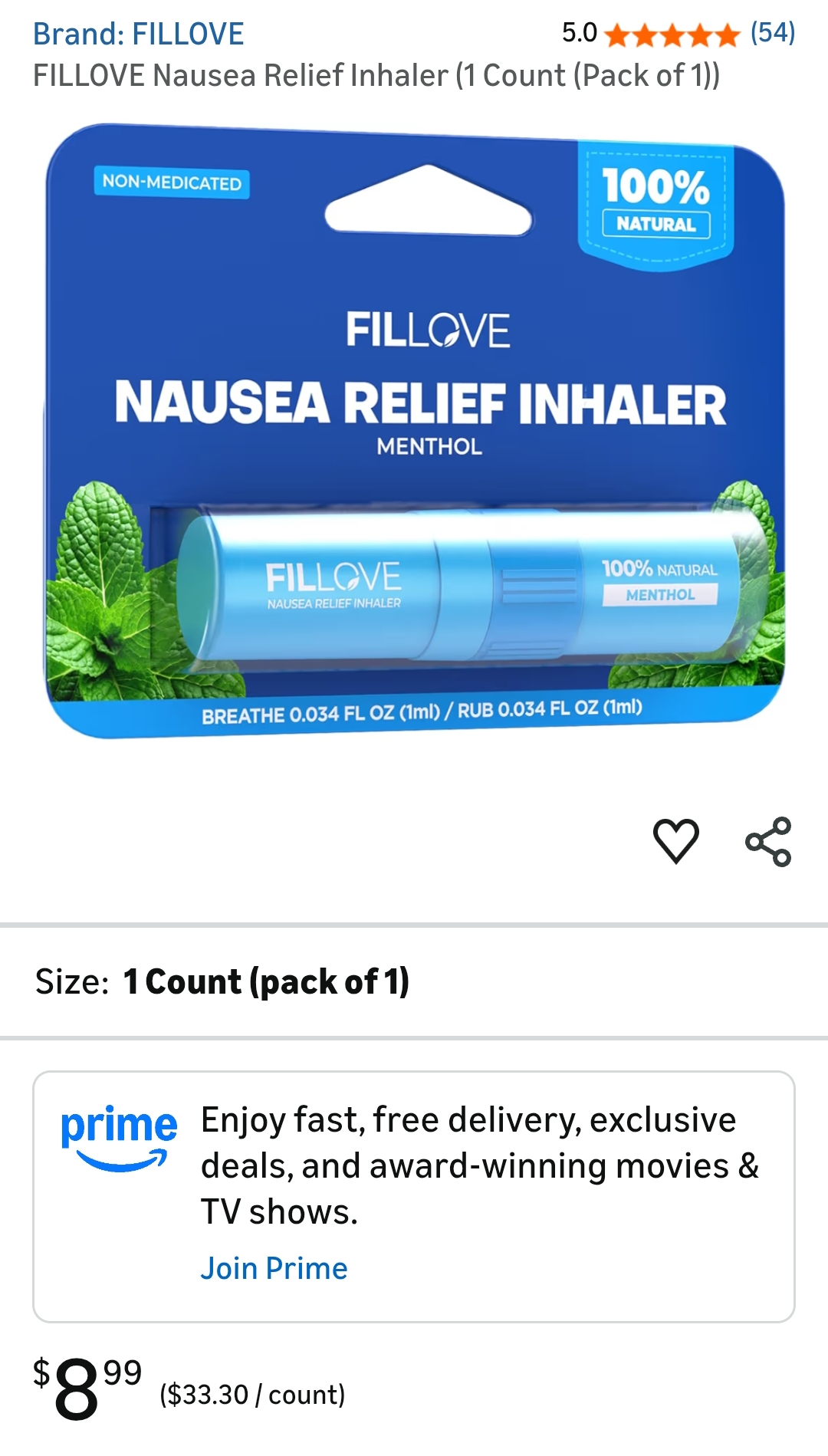 nasal stick