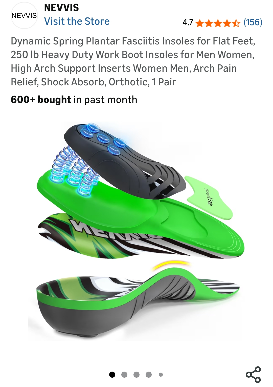 flat feet insoles men