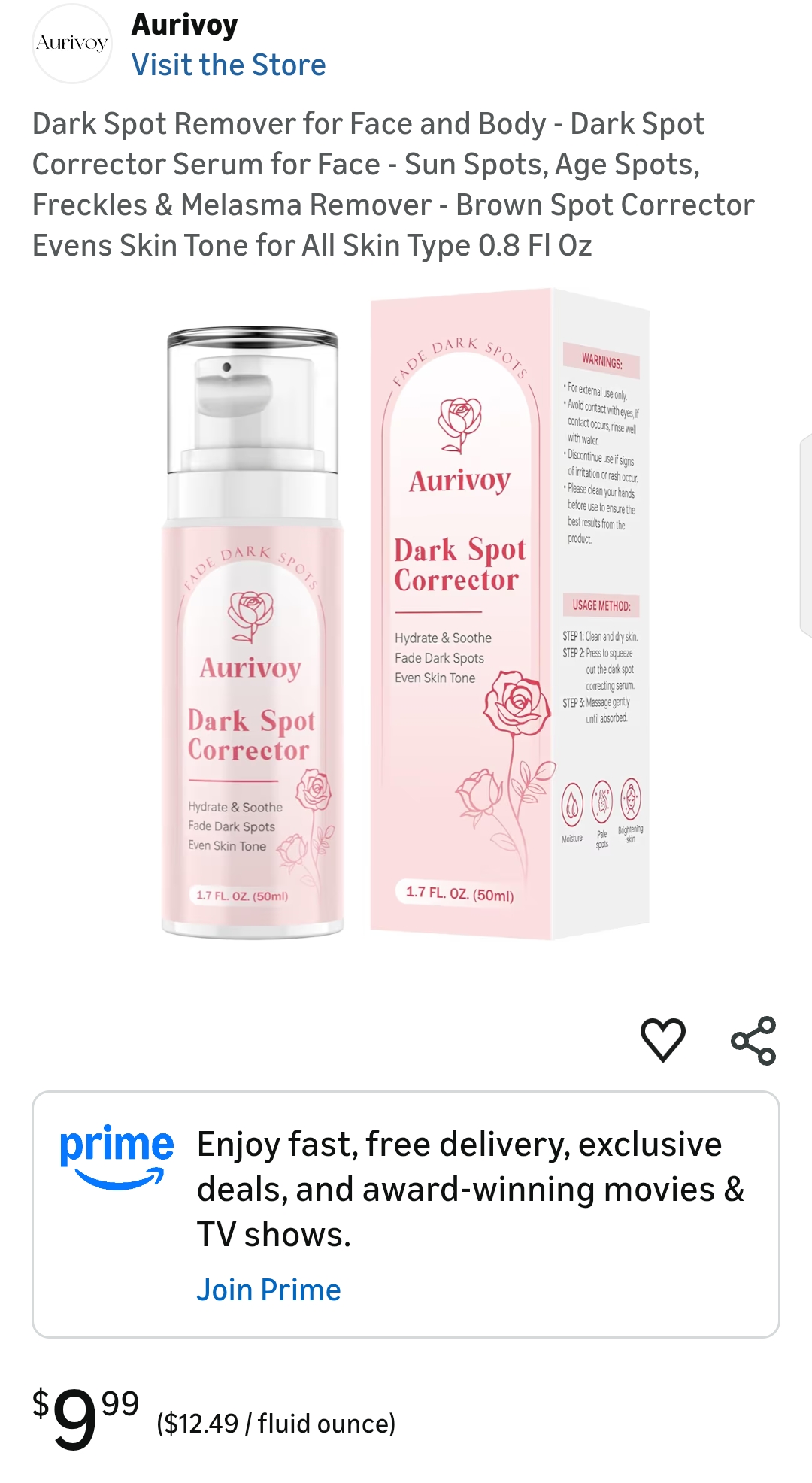 Dark Spot Remover for Face
