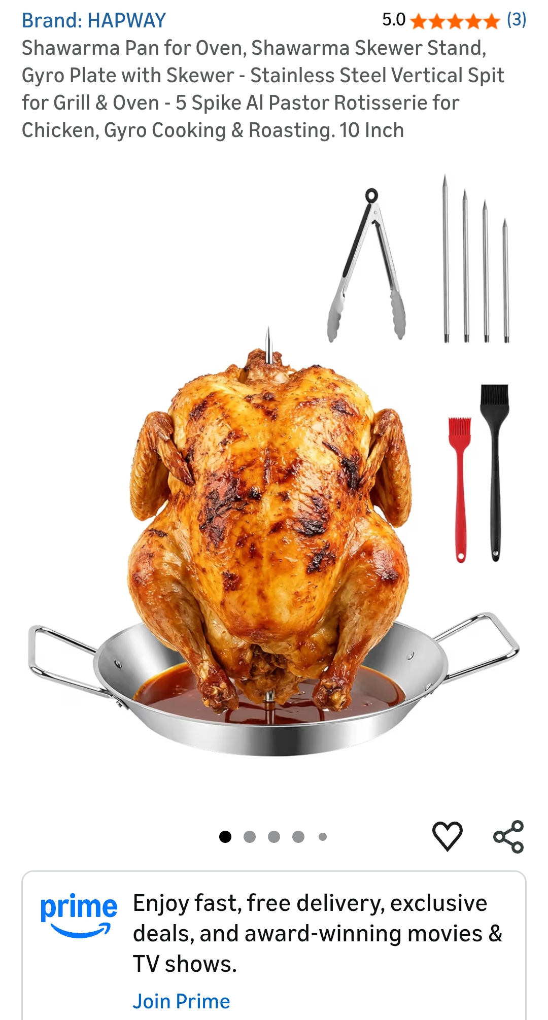 Shawarma Pan for Oven