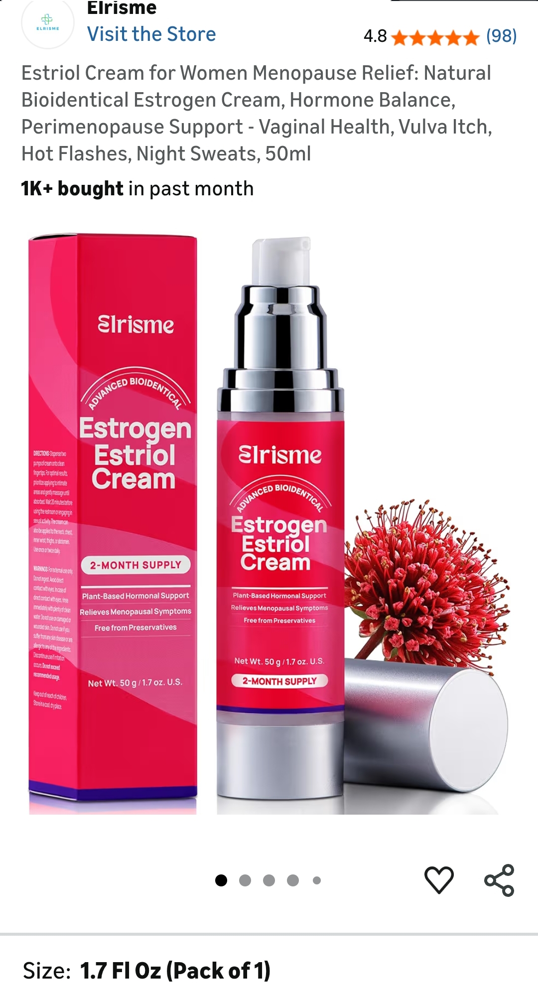 Estriol Cream for Women