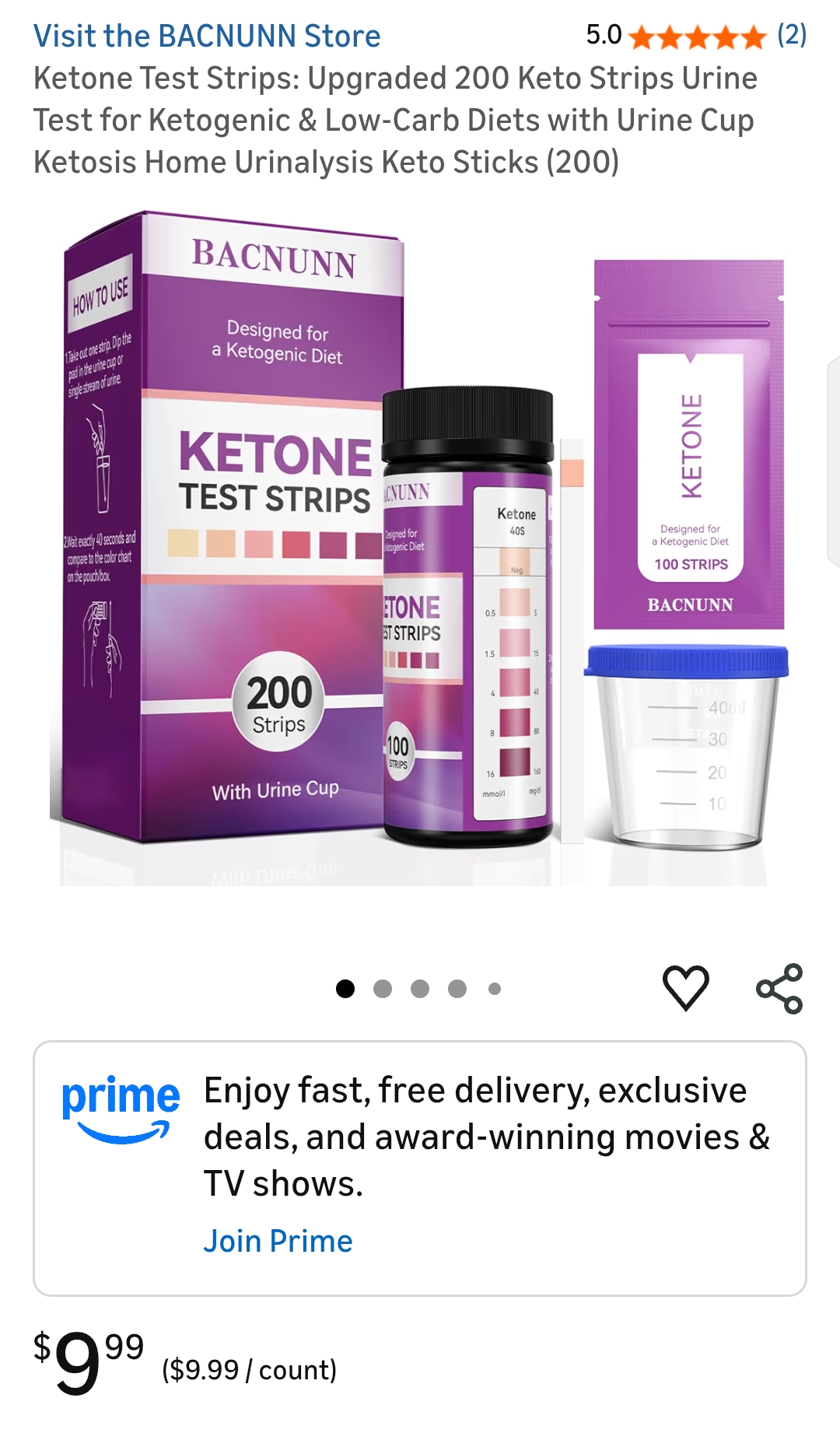 ketone test strips